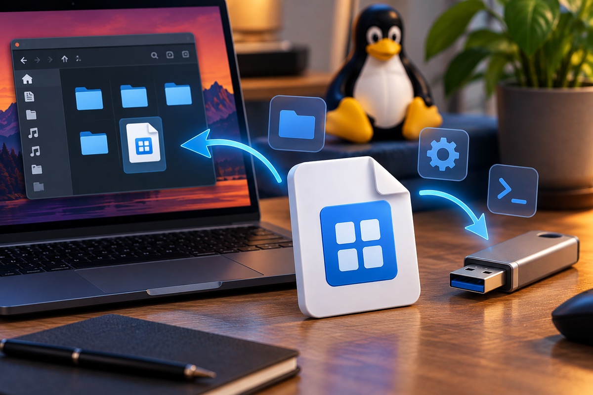 Linux na biurku